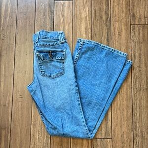 Old Navy Light Blue Flare Jeans
